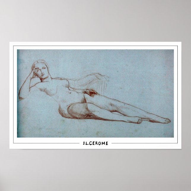 Jean-Léon Gérôme Zedign Poster de Arte #38 (Frente)