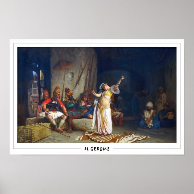 Jean-Léon Gérôme Zedign Poster de Arte #87 (Frente)