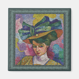 Jean Metzinger, mujer en un imán de arte Gorra