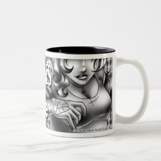 Jeanie, taza monocromática del logotipo