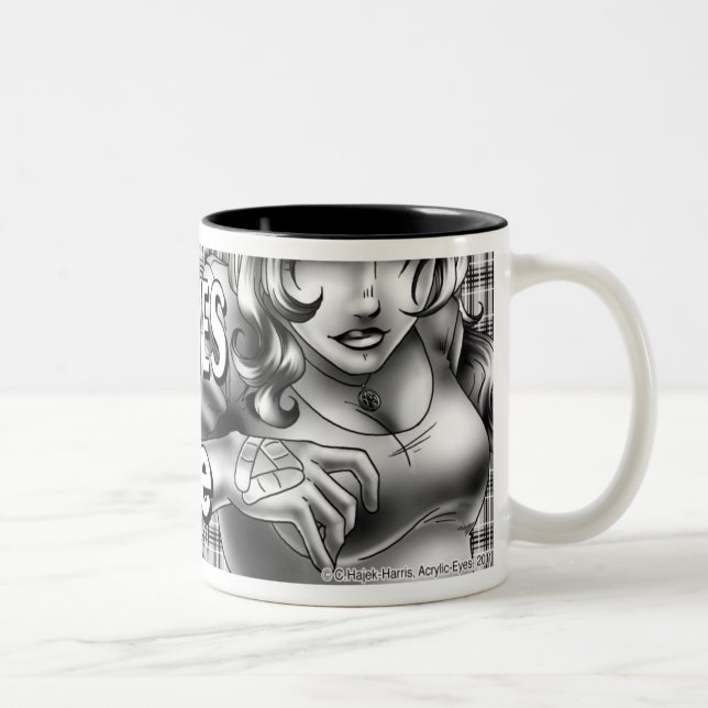 Jeanie, taza monocromática del logotipo (Derecha)