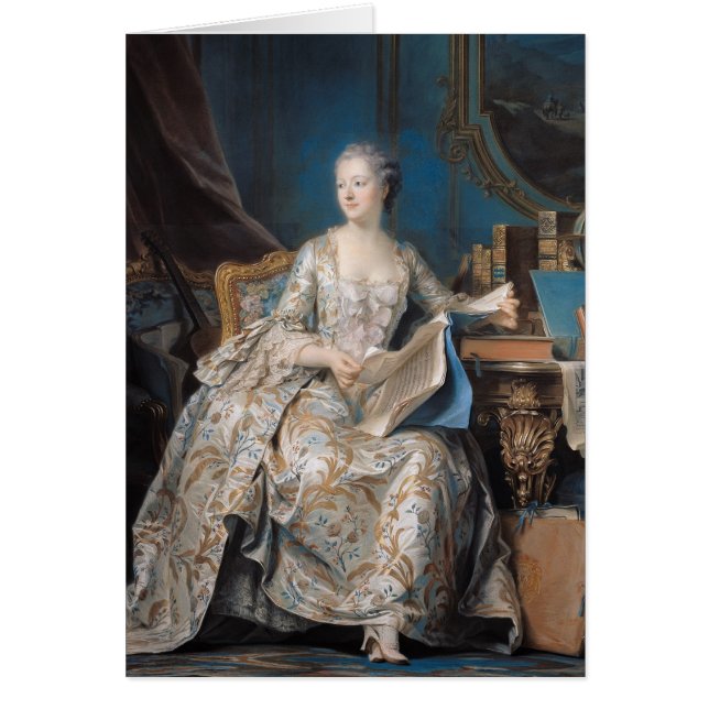 Jeanne Poisson la marquesa de Pompadour, 1755 (Frente)