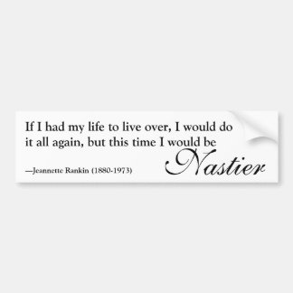 Jeannette Rankin Nasty Woman Cita Pegatina