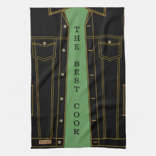 Jeans Negros Chaqueta Graciosa Cocina Toalla de Pe