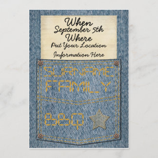 Jeans Pocket Invitaciones a la barbacoa