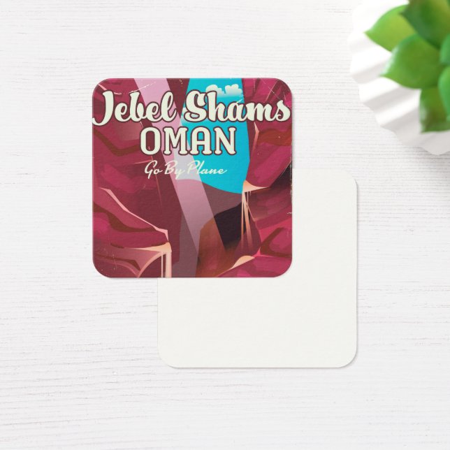 Jebel Shams, poster de viajes de la época de Omán. (Escritorio)