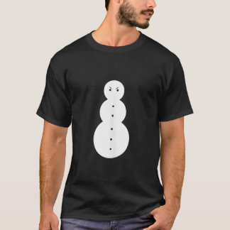 Jeezy Muñeco de Nieve Divertido Enfadado Camiseta 