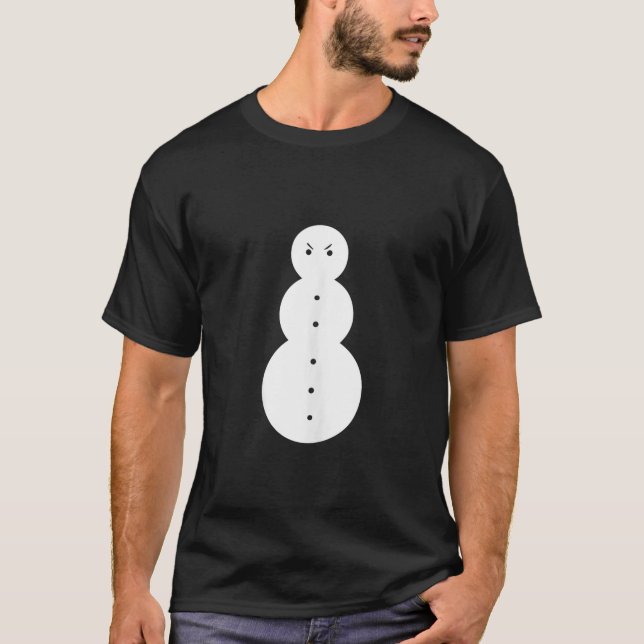 Jeezy Snowman Funny Angry Snowman Tank Top (Anverso)