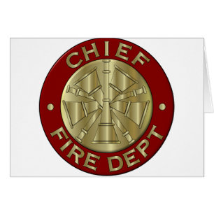 Jefe de bomberos de la tarjeta…