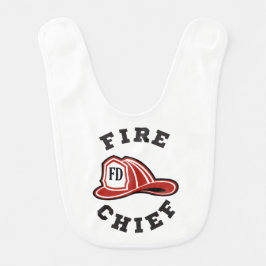 "Jefe de bomberos" del babero del bebé