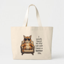 Jefe De Gato - Bolsa De Tote Simple Y Adorable
