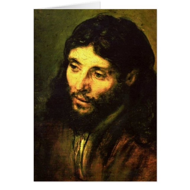 Jefe de Jesús por Rembrandt (Frente)