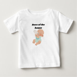 👑 Jefe de la casa - Camiseta bebé divertida