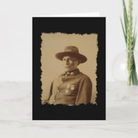 Jefe de la tarjeta Chiricahua Apache 1898