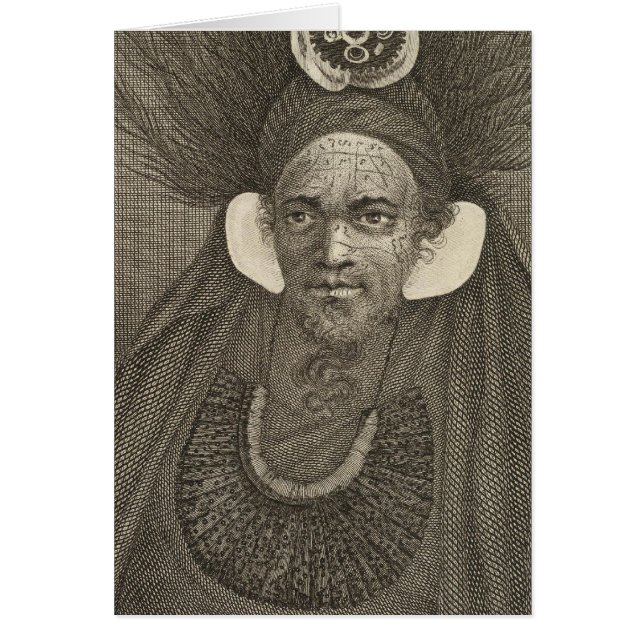 Jefe de las Islas Marquesas de la Isla de Tahuata (Frente)