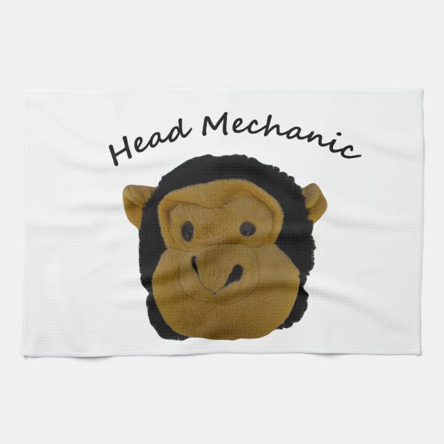Jefe de Mecánicos. Sr. Toallas de Té de Problemas (Horizontal)