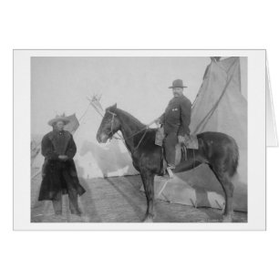 Jefe de Oglala "oso rocoso" con blanco