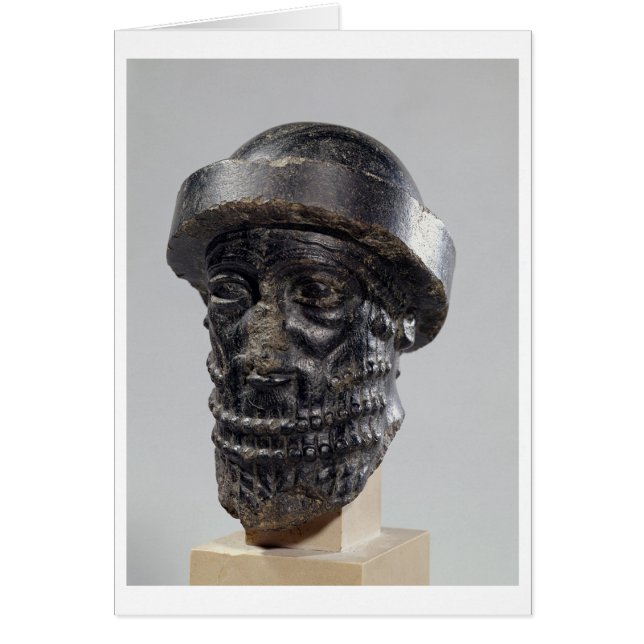 Jefe de un rey, posiblemente Hammurabi, rey de Bab (Frente)