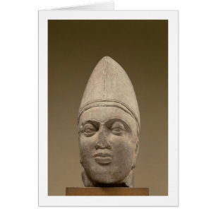 Jefe de un scythian, arenisca roja, siglo III d.C.