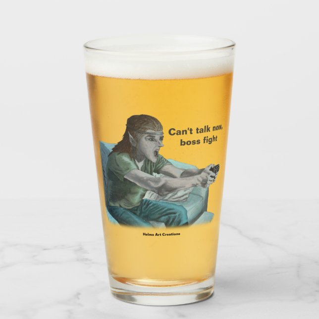 Jefe de videojuegos Elf contra la Copa de Vidrio d (Anverso (lleno))