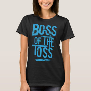 Jefe Del Cornhole De La Camiseta De Toss