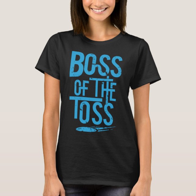 Jefe Del Cornhole De La Camiseta De Toss (Anverso)