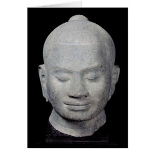 Jefe del Rey Jayavarman VII Estilo Bayon