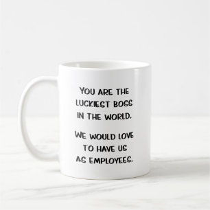 Jefe Gift Mug Gracioso Director de la Copa de Café