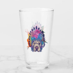 Jefe indio del nativo americano de Sharpei