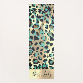 Jefe Leopardo Glam Lady Yoga Mat