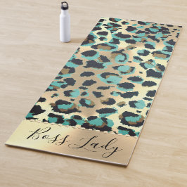 Jefe Leopardo Glam Lady Yoga Mat