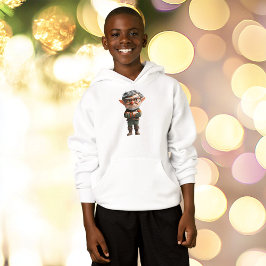 Jefe Navidades Elf Boy's Hoodie