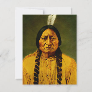 Jefe Toro Sentado Indígena Americano Indio Lakota