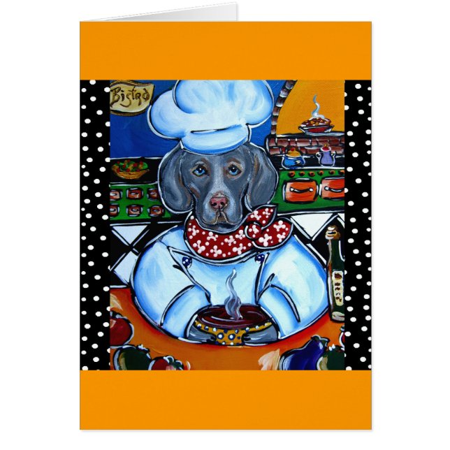 Jefe Weimaraner (Frente)