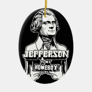 Jefferson es mi ornamento del Homeboy