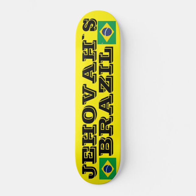 JEHOVÁ BRASIL Skateboard (Anverso)