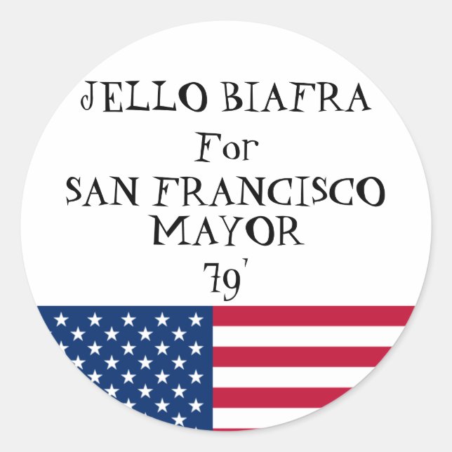 Jello para el pegatina Mayor (Anverso)