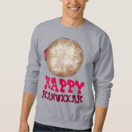 Jelly Donut Navidades feos Hanukkah Fiesta Sweater