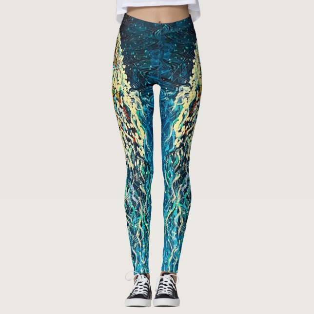 Jelly Fish Resumen leggings (Anverso)
