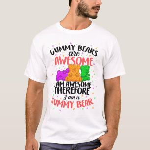 Jelly Gummies Camiseta Sugar suave Candy Fruity