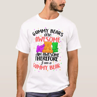Jelly Gummies Camiseta Sugar suave Candy Fruity