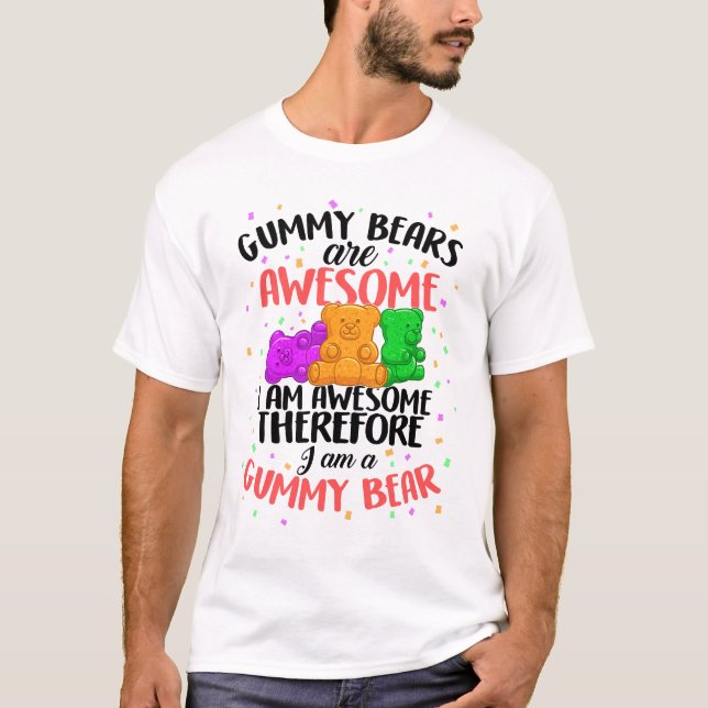 Jelly Gummies Camiseta Sugar suave Candy Fruity (Anverso)