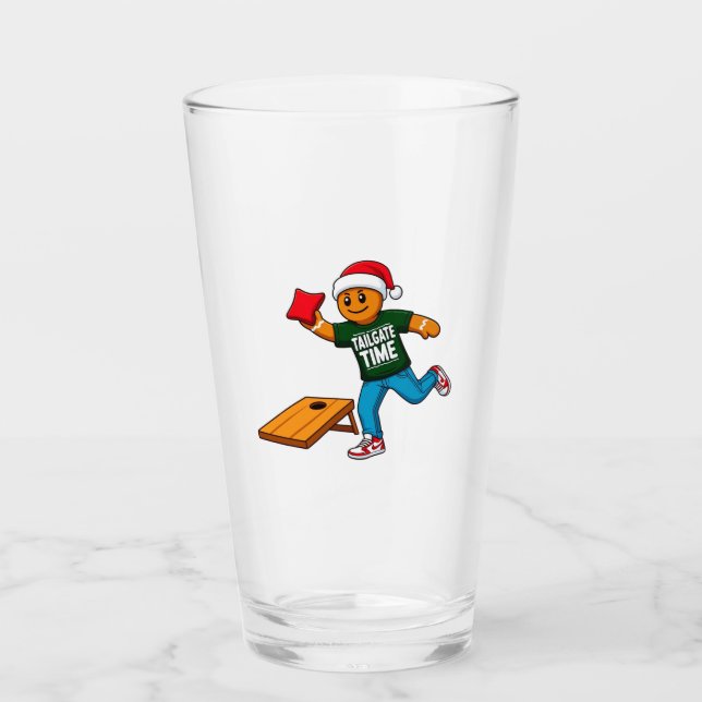 Jengibre Cornhole Navidad Deporte Fiesta  (Anverso)