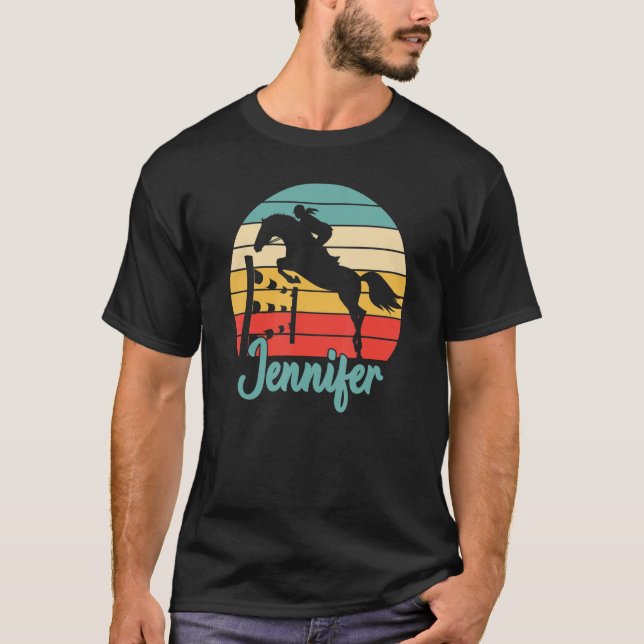 Jennifer Name Gift - Camisa Ecuestre Jennifer Hor (Anverso)
