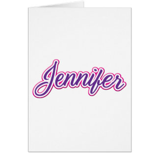 Tarjetas de felicitación Nombre Jennifer | Zazzle.es