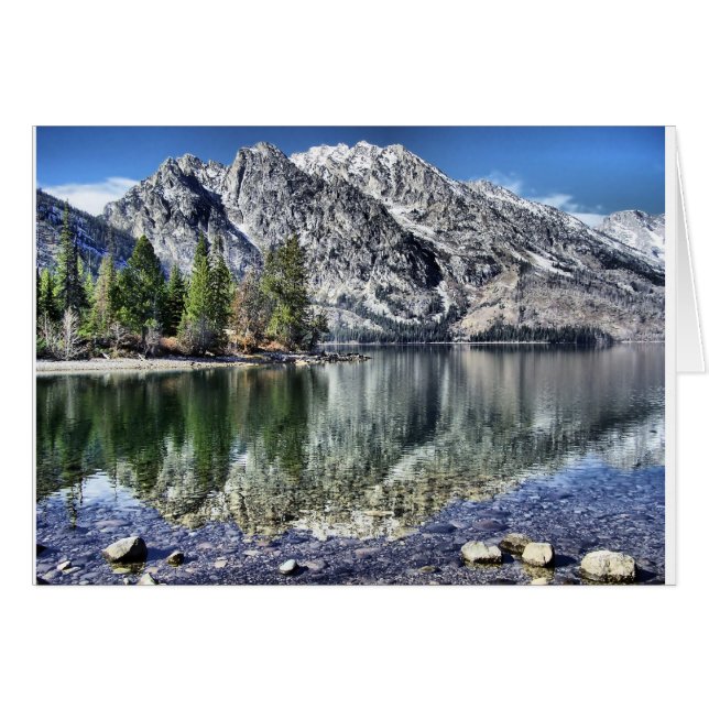 Jenny Lake Reflection (Anverso (Horizontal))
