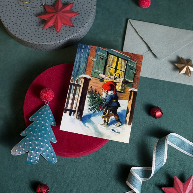 Jenny Nyström Gnome Árbol de Navidad Sueco Vintage (Subido por el creador)