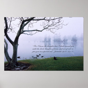 Jeremiah 29:11 Impresión de Posters de guiones