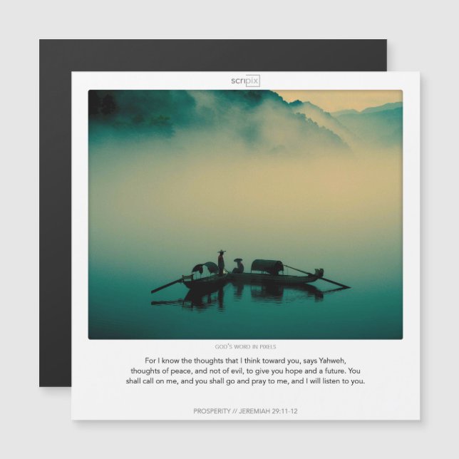 Jeremías 29:11 IMÁN CON TORNILLO DE PROSPERIDAD ta (Anverso/Reverso)