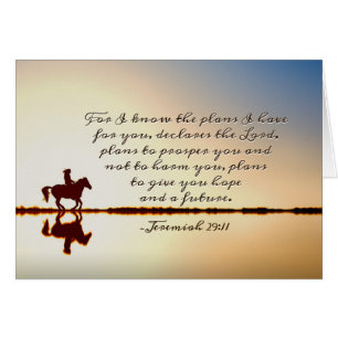 Jeremías 29:11 Porque conozco los planes que tengo